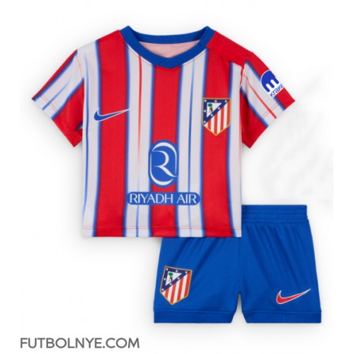 Camiseta Atletico Madrid Primera Equipación para niños 2024-25 manga corta (+ pantalones cortos)